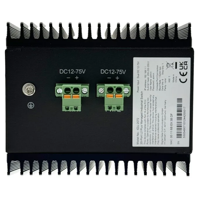 Switch 20x GE IGU-2072 8x 1GbE.8x 2.5GbE SFP sw — image 3