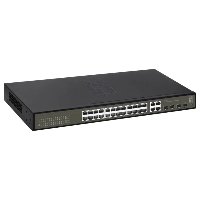 Switch 24x GE GES-2128 4xGE 4xGSFP 19' Hilbert — image 4