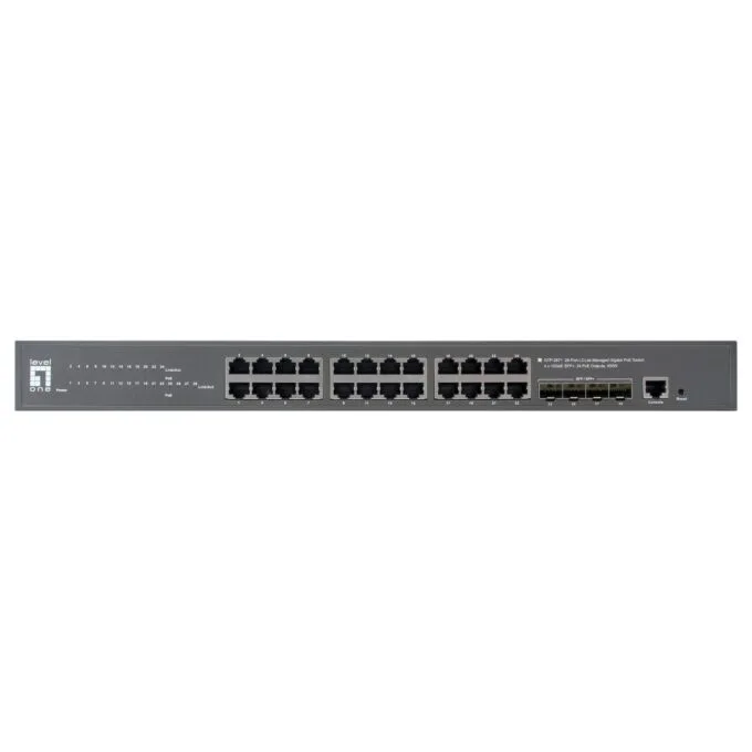 Switch 24x GE GTP-2871 4x10GSFP+19' 400W 24xPoE+ — image 4