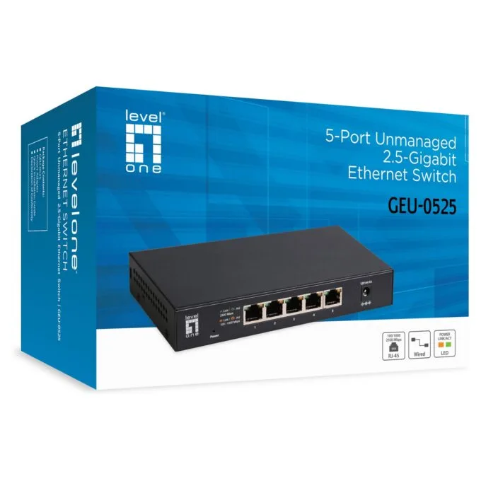 Switch 5x GE GEU-0525 2.5GbE 100 1000Mbps sw — image 6