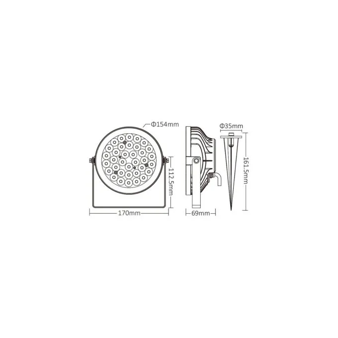 Synergy 21 LED garden lamp 25W RGB-WW CCT with radio and WiFi IP65 Zigbee — image 4