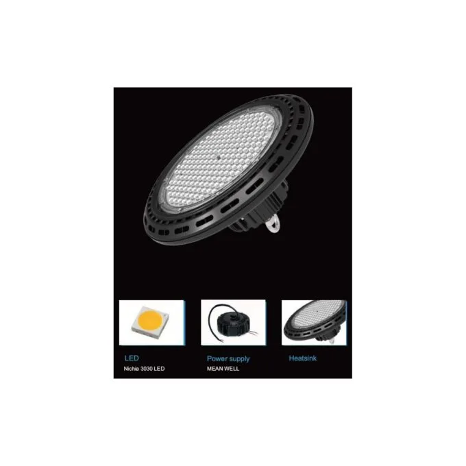 Synergy 21 LED Spot Pendelleuchte UFO 160W für Industrie Lagerhallen cw 120° — image 5
