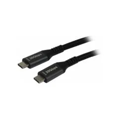 Synergy21 Kabel USB, C(St) to C(St), 3,0m, USB3.2, schwarz(Textil), 20G 5A, 240W, Gen 2x2, E-Marker Chip,
