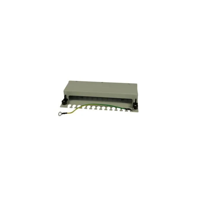 Synergy21 Keystone. Modulträger. Patchpanel für 12x TP-Modul. Aufputz. Metall. Lichtgrau — image 2