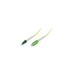 Synergy21 LWL-1-Faser-Patchk. 1.0mtr.LC(APC)-SC(APC). 9 125u. OS2. G657.A2. AD2mm. flexible Knickschutztülle