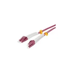 Synergy21 LWL-2-Faser-Patchk. 2mtr.LC-LC. 50 125um.OM4. AD2mm. flexible Knickschutztülle.