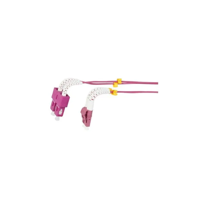 Synergy21 LWL-2-Faser-Patchk. 2mtr.LC-SC, 50 125um,OM4, AD2mm, flexible Knickschutztülle, — image 2