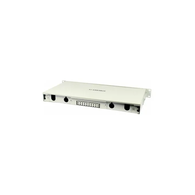 Synergy21 LWL-Patchpanel für 24xLC LSH(E2000)-Duplex-Buchsen. 19 1HE. ohne Kupplungen. Lichtgrau — image 3