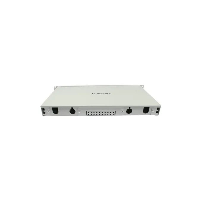 Synergy21 LWL-Patchpanel für 24xSC-Duplex LC-Quad-Buchsen. 19 1HE. ohne SC LC-Kupplungen. Lichtgrau — image 3