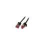 Synergy21 Patchkabel RJ45. CAT6 250Mhz. 0.15m schwarz. U FTP. slimline rund d3.6mm.