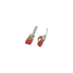 Synergy21 Patchkabel RJ45. CAT6 250Mhz. 0.5m grau. UTP(U UTP). PVC. Flach