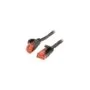 Synergy21 Patchkabel RJ45. CAT6 250Mhz. 7.5m schwarz. UTP(U UTP). PVC. Flach