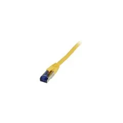 Synergy21 Patchkabel RJ45. CAT6A 500Mhz. 0.15m. gelb. S-STP(S FTP). TPE LSZH(Superflex). AWG26.