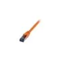 Synergy21 Patchkabel RJ45. CAT6A 500Mhz. 0.15m. orange. S-STP(S FTP). TPE LSZH(Superflex). AWG26.
