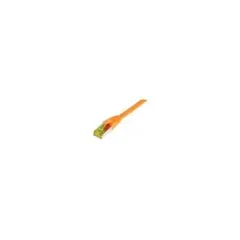 Synergy21 Patchkabel RJ45. CAT6A 500Mhz. 0.15m. orange. S-STP(S FTP). TPE LSZH(Ultraflex). AWG26. mit CAT7 Rohkabel.