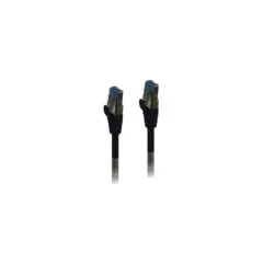Synergy21 Patchkabel RJ45. CAT6A 500Mhz. 0.15m. schwarz. S-STP(S FTP). TPE LSZH(Superflex). AWG26.
