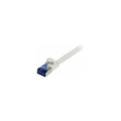 Synergy21 Patchkabel RJ45. CAT6A 500Mhz. 0.15m. weiss. U FTP. flach. TPE(Superflex). AWG32.
