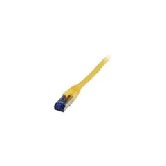 Synergy21 Patchkabel RJ45. CAT6A 500Mhz. 0.25m. gelb. S-STP(S FTP). TPE LSZH(Superflex). AWG26.