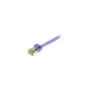 Synergy21 Patchkabel RJ45. CAT6A 500Mhz. 0.5m. lila. S-STP(S FTP). slimline rund d4.5mm. TPE LSZH(Superflex). AWG28....
