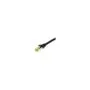 Synergy21 Patchkabel RJ45. CAT6A 500Mhz. 0.5m. schwarz. S-STP(S FTP). TPE LSZH(Ultraflex). AWG26. mit CAT7 Rohkabel.