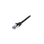 Synergy21 Patchkabel RJ45. CAT6A 500Mhz. 1.0m. schwarz. S-STP(S FTP). AWG27. LSZH.