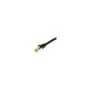 Synergy21 Patchkabel RJ45, CAT6A 500Mhz, 10m, schwarz, S-STP(S FTP), TPE LSZH(Ultraflex), AWG26, mit CAT7 Rohkabel,