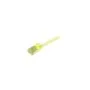 Synergy21 Patchkabel RJ45. CAT6A 500Mhz. 1.5m. gelb. S-STP(S FTP). slimline rund d4.5mm. TPE LSZH(Superflex). AWG28....