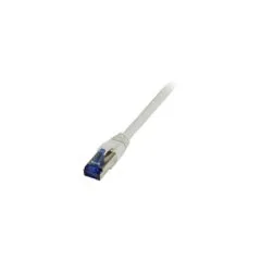 Synergy21 Patchkabel RJ45, CAT6A 500Mhz, 15m, grau, S-STP(S FTP), TPE LSZH(Superflex), AWG26,