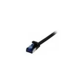 Synergy21 Patchkabel RJ45. CAT6A 500Mhz. 1.5m. schwarz. U FTP. flach. TPE(Superflex). AWG32.