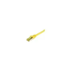 Synergy21 Patchkabel RJ45, CAT6A 500Mhz, 2m, gelb, S-STP(S FTP), TPE LSZH(Ultraflex), AWG26, mit CAT7 Rohkabel,