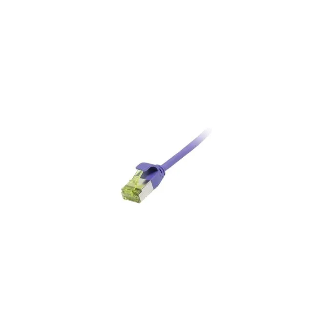 Synergy21 Patchkabel RJ45. CAT6A 500Mhz. 3m. lila. U FTP. slimline rund d3.8mm. TPE LSZH(Superflex). AWG32. mit CAT7... — image 1