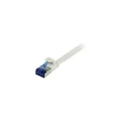 Synergy21 Patchkabel RJ45. CAT6A 500Mhz. 3m. weiss. U FTP. flach. TPE(Superflex). AWG32.