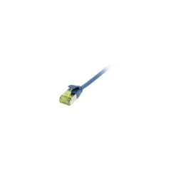 Synergy21 Patchkabel RJ45, CAT6A 500Mhz, 5m, blau, U FTP, slimline rund d3,8mm, TPE LSZH(Superflex), AWG32, mit CAT7...