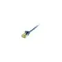 Synergy21 Patchkabel RJ45, CAT6A 500Mhz, 5m, blau, U FTP, slimline rund d3,8mm, TPE LSZH(Superflex), AWG32, mit CAT7...