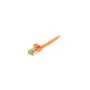Synergy21 Patchkabel RJ45. CAT6A 500Mhz. 5m. orange. S-STP(S FTP). slimline rund d4.5mm. TPE LSZH(Superflex). AWG28....
