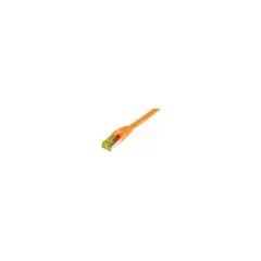 Synergy21 Patchkabel RJ45. CAT6A 500Mhz. 5m. orange. S-STP(S FTP). TPE LSZH(Ultraflex). AWG26. mit CAT7 Rohkabel.