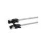 Synergy21 Patchkabel RJ45, CAT6A 500Mhz, 7,5m, grau, S FTP, slimline rund d4,5mm, TPE LSZH(Superflex), AWG28, mit CA...