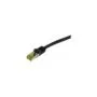Synergy21 Patchkabel RJ45, CAT6A 500Mhz, 7,5m, schwarz, S-STP(S FTP), PUR Indoor Outdoor Indu (UV Water oil -resistan...