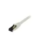 Synergy21 Patchkabel RJ45. CAT8.1 2000Mhz. 0.25m. grau. S-STP(S FTP). TPE(Ultra SuperFlex). AWG26.