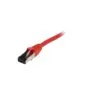 Synergy21 Patchkabel RJ45. CAT8.1 2000Mhz. 0.25m. rot. S-STP(S FTP). TPE(Ultra SuperFlex). AWG26.
