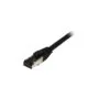 Synergy21 Patchkabel RJ45. CAT8.1 2000Mhz. 0.25m. schwarz. S-STP(S FTP). TPE(Ultra SuperFlex). AWG26.