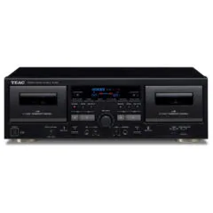 TEAC W-1200 Doppel-Kassettendeck USB-Ausgang schwarz