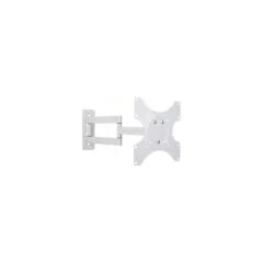 TECHLY Wandhalterung fuer LCD TV weiss 48.26cm-93.98cm 19-37Zoll neigbar und drehbar 3 Gelenke