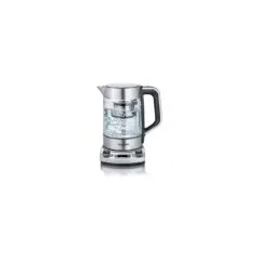 Teekocher Professional WK 3422 (edelstahl (gebrstet) schwarz, 1,7 Liter)
