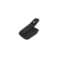 Telekom Sinus A32 Grotastenschnurlostelefon mit Anrufbeantworter ebenholz