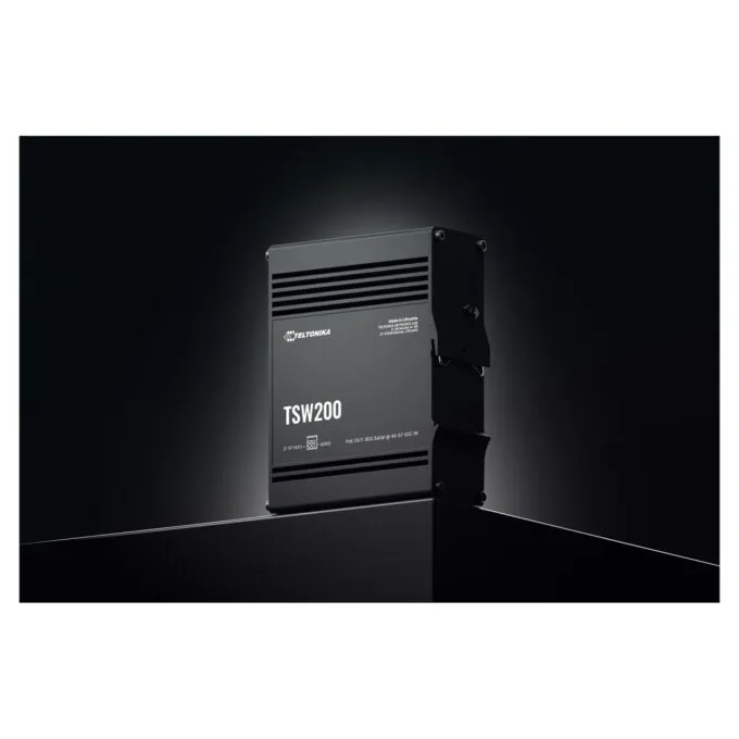 Teltonika · Switch · TSW200 · 8 Port Gigabit Industrial unmanaged PoE+ Switch. 2 SFP — image 6