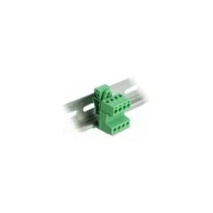 Terminalblock Set für Hutschienen 4 Pin mit Rastermaß 5.08 mm gewinkelt