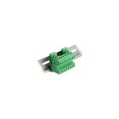 Terminalblock Set für Hutschienen 8 Pin mit Rastermaß 5.08 mm gewinkelt