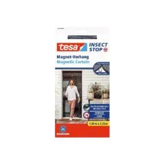 tesa Fliegengitter Insect Stop Magnetvorhang anthrazit 1.0 x 2.2 m