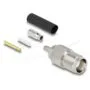 TNC Buchse zum Crimpen RG-174 RG-316 mit passendem Schrumpfschlauch